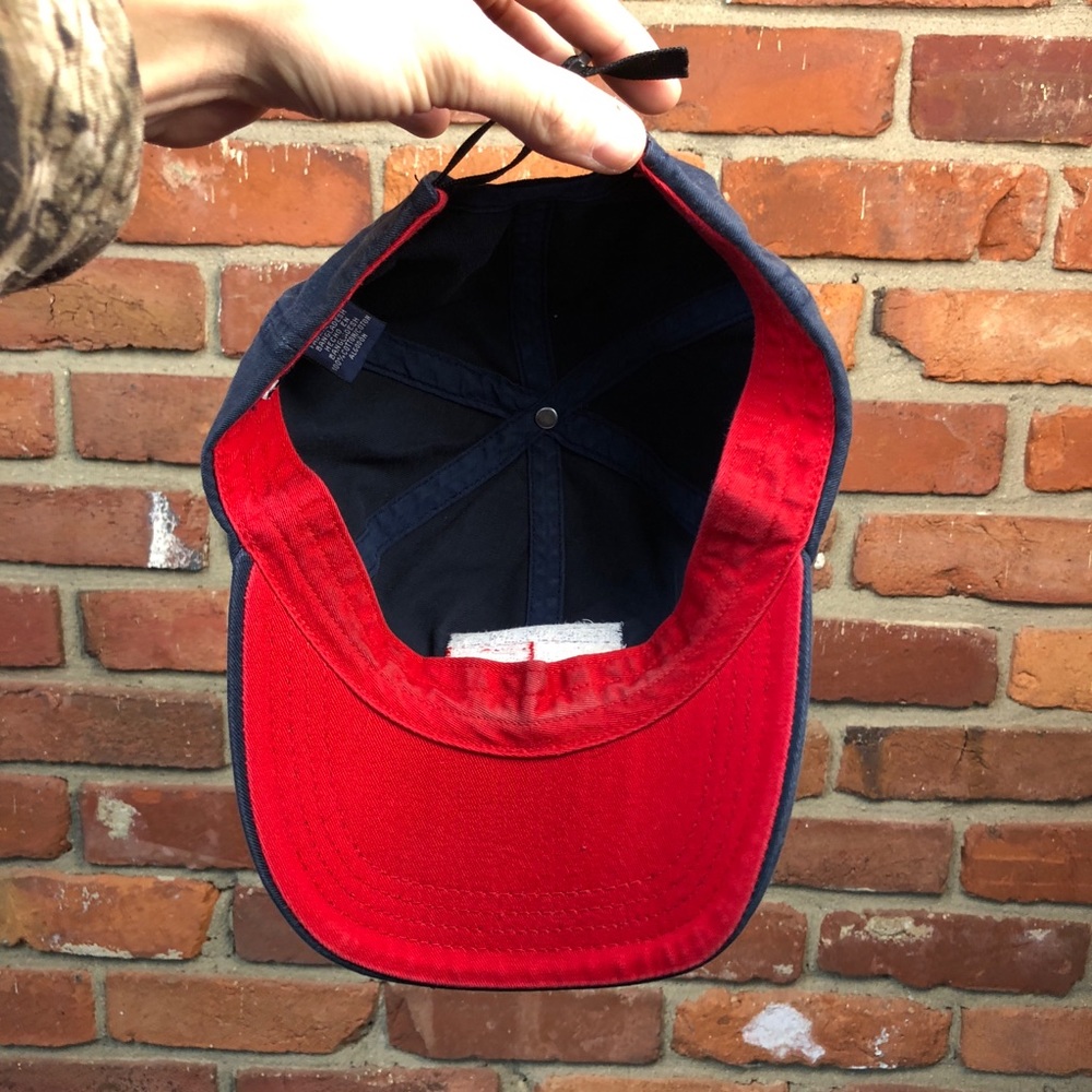 Vintage TOMMY HILFIGER denim buckle strapback hat - Picture 4 of 5